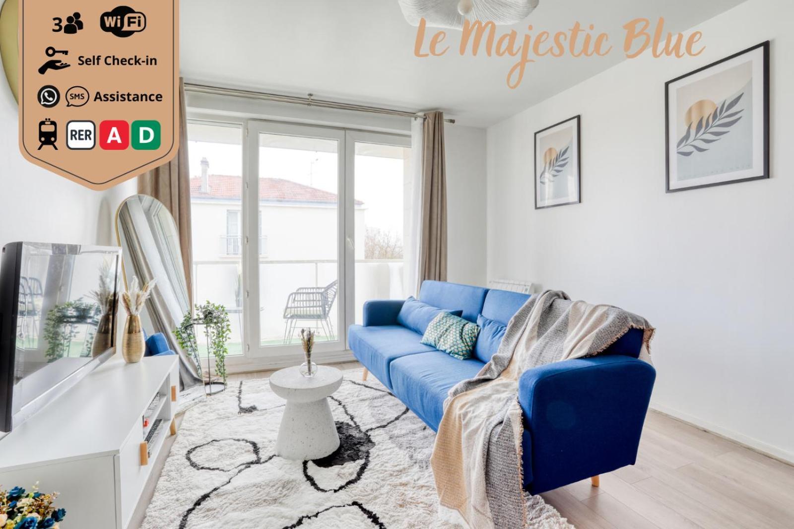 Le Majestic Blue - Metro 8/Hopital Henri Mondor Creteil Exterior photo